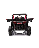 Streamdale Furniture Premium 24V Electric Kids' Ride-On with Leather Seat and Advanced Features