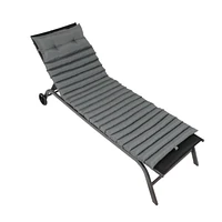 Premium 72.8" Uv-Resistant Outdoor Chaise Lounge Cushions (2 Pack)