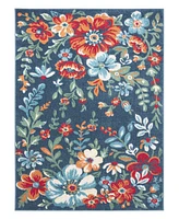 Town & Country Living Hibiscus Bloom Modern Floral 5'2"x7'2" Area Rug