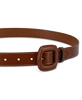 Levi's Women's Western Leather-Wrapped Buckle Belt