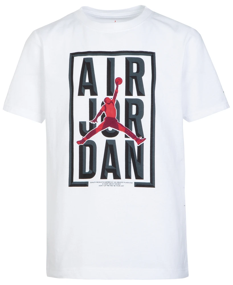 Jordan Big Boys Stacked Bevel Graphic Tee