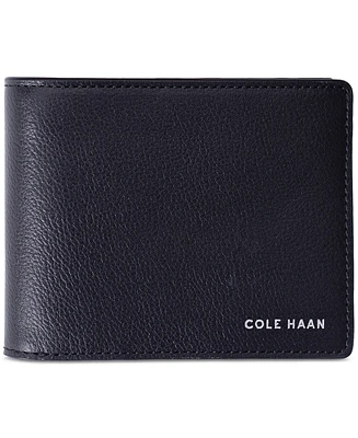 Cole Haan Men's Luxe Rfid Boxshine Extra Capacity Bifold Wallet