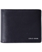 Cole Haan Men's Luxe Rfid Boxshine Extra Capacity Bifold Wallet