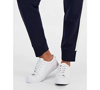 Nautica Jeans Women's Drawstring Side-Striped Jogger Pants