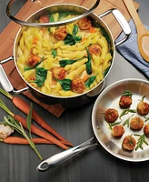 Tramontina TriPly Clad Stainless Steel Glass Lid Pc Cookware Set