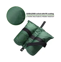 Yescom 4 Pcs Weight Sand Bag Oxford with Grommet for Outdoor Easy Pop Up Canopy Tent Gazebo Green