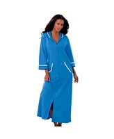 Dreams & Co. Plus Long French Terry Robe