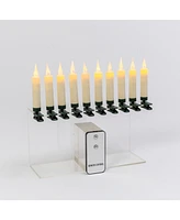 Gerson International Set of 10 Clip On Led Candles with Remote