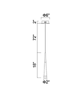 Cwi Lighting Andes Led Down Mini Pendant