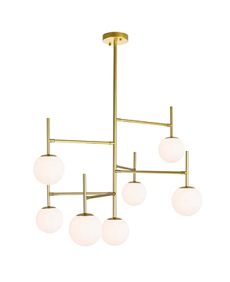 Cwi Lighting Tourch 7 Light Chandelier