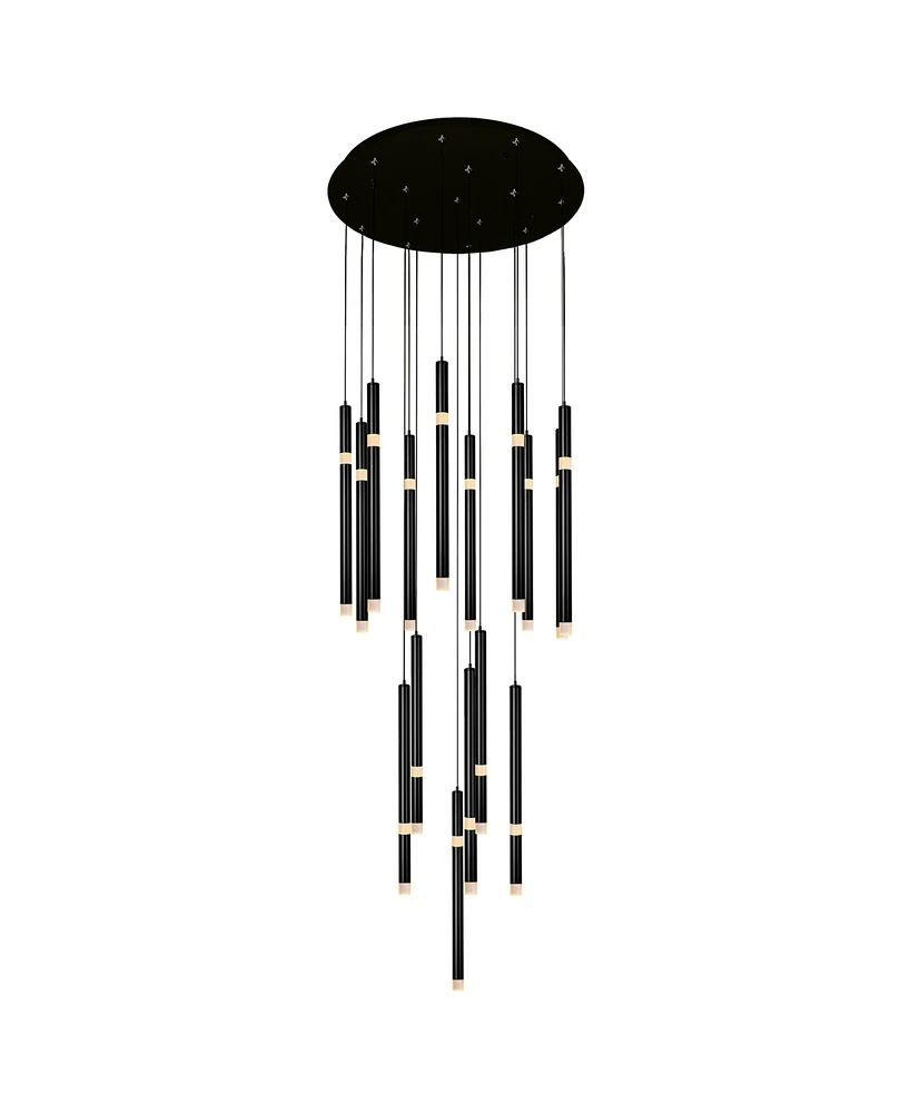 Cwi Lighting Flute 16 Light Led Chandelier