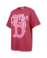 47 Brand Women's Pink Boston Red Sox Dopamine Tradition T-Shirt