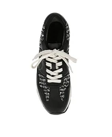 Baretraps Women's Gwenda Lace Up Crochet Sneakers