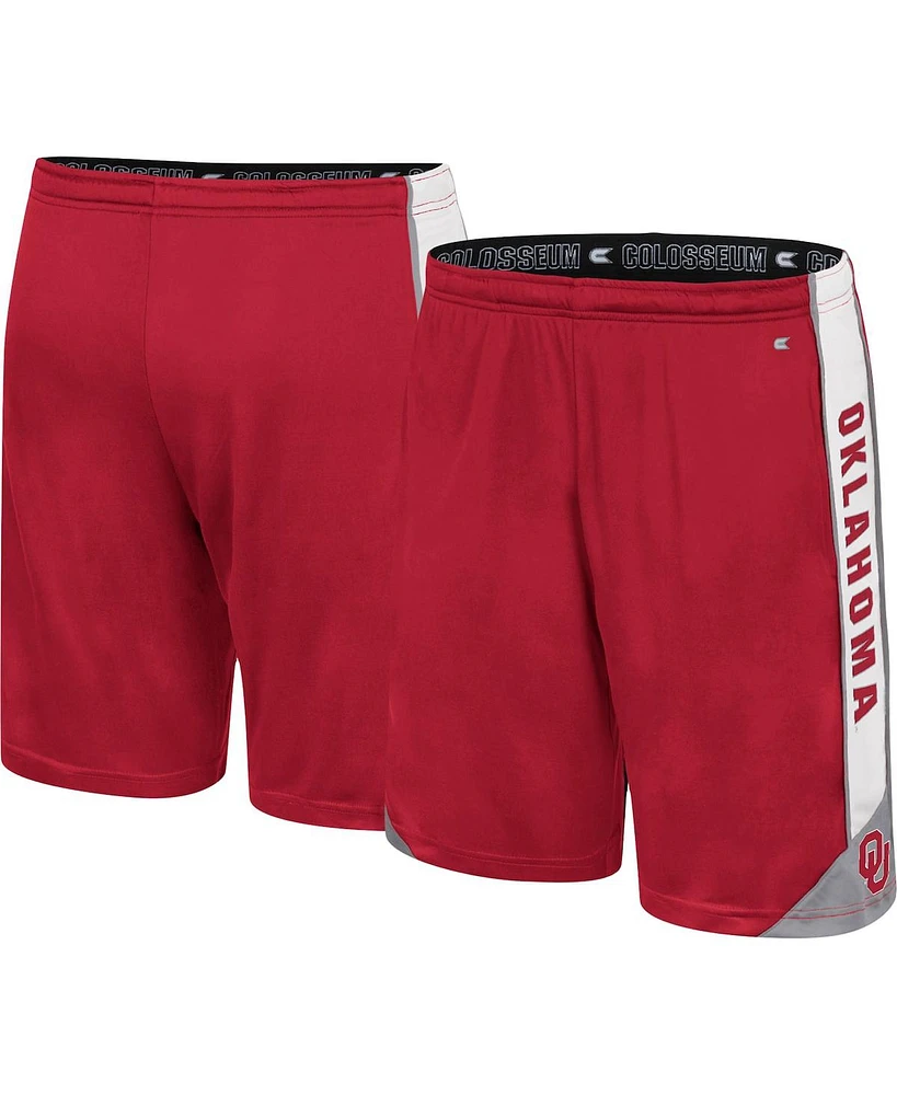 Colosseum Men's Crimson Oklahoma Sooners Haller Shorts