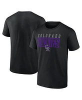 Fanatics Men's Black Colorado Rockies Hard To Beat T-Shirt