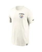 Nike Men's Cream Pittsburgh Steelers Blitz Essential T-Shirt