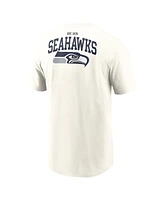 Nike Men's Cream Seattle Seahawks Blitz Essential T-Shirt