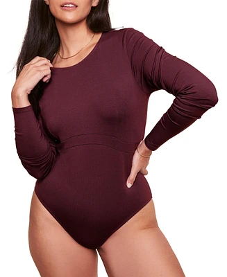 Adore Me Plus Ofra Long-sleeve Bodysuit