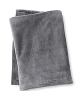 Lands' End Cozy Plush Fleece Throw Blanket