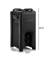 Costway Insulated Beverage Server/Dispenser 5 Gallon Hot Cold Drinks