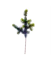 Slickblue Set of 6 Wintry Green Pine Sprays for Seasonal Decoration