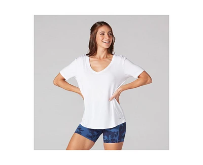 Tavi Women's Everyday V-Neck Tee Ocean