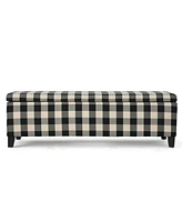 Simplie Fun Versatile Storage Ottoman Stylish Seating and Space Saver