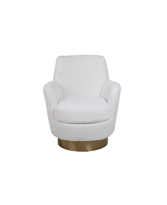 Simplie Fun Cozy and Versatile Swivel Chair with Spacious Seating