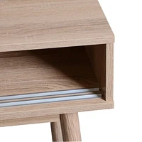 Modern Writing Desk with Ample Workspace, Storage, and Stylish Design