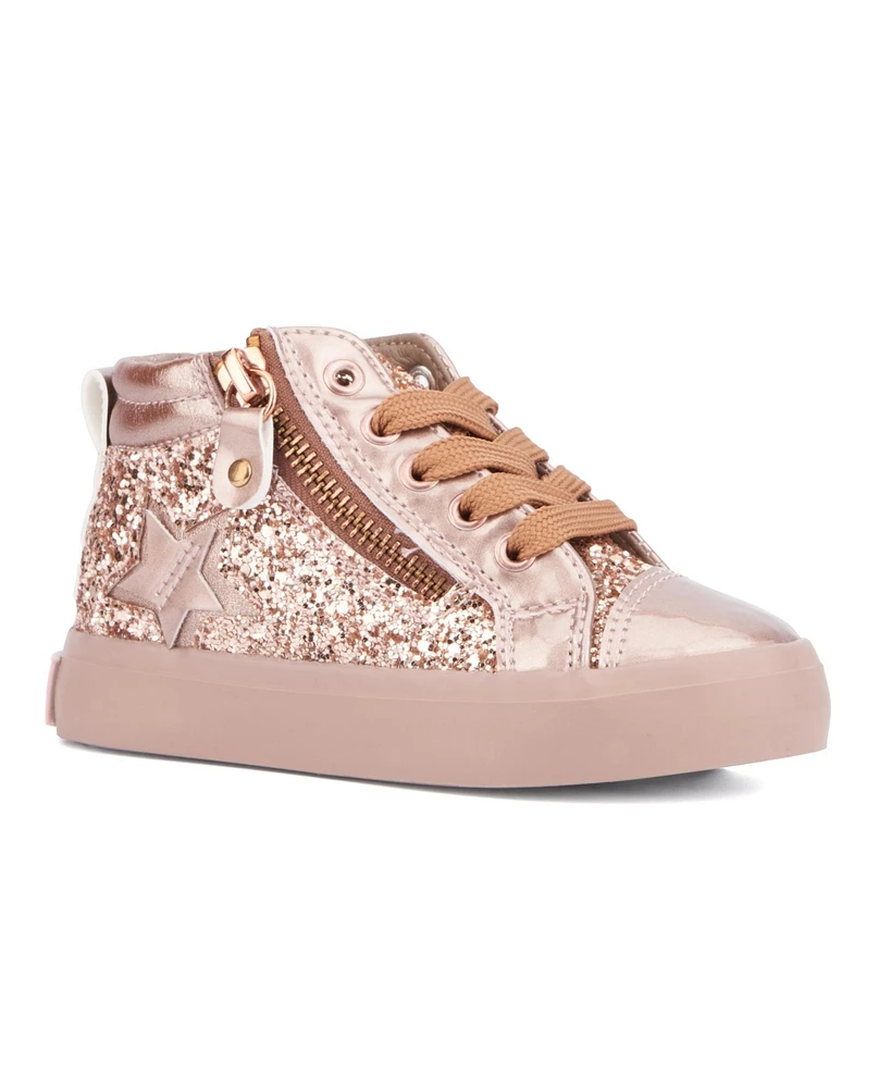 Olivia Miller Big Girls Star High Top Sneakers