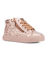 Olivia Miller Big Girls Star High Top Sneakers