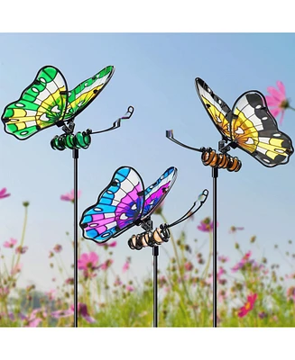 Maggift Butterfly Stakes: Glow-in-Dark Garden Art