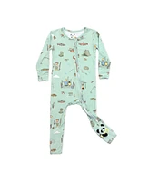 Bellabu Bear Baby Unisex Fishing Convertible Footie