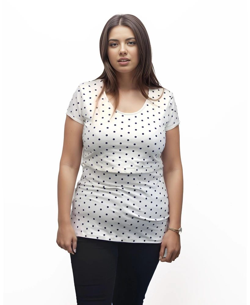 Bshirt Maternity Short Sleeve Nursing Tshirt