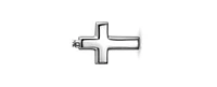 Bling Jewelry Large Cross Locket Pendant Memorial Cremation Urn Holder Necklace Ashes Sterling Silver