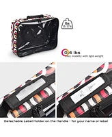 Byootique 420D Clear Makeup Travel Toiletry Bag Portable Cosmetic Organizer