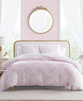 Betsey Johnson Butterfly Garden Satin Piece Duvet Cover Set