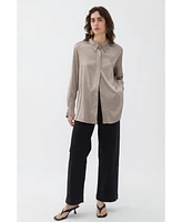 Nocturne Women's Draped Shirt