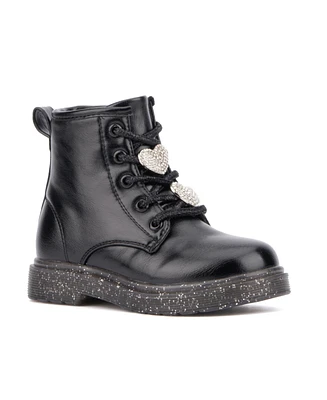 Olivia Miller Little Girls Space Case Combat Boots