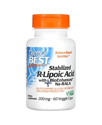 Doctor's Best Stabilized R-Lipoic Acid with BioEnhanced Na-rala 200 mg