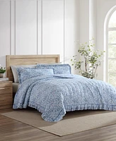 Laura Ashley Quartet Dot Piece Quilt Set