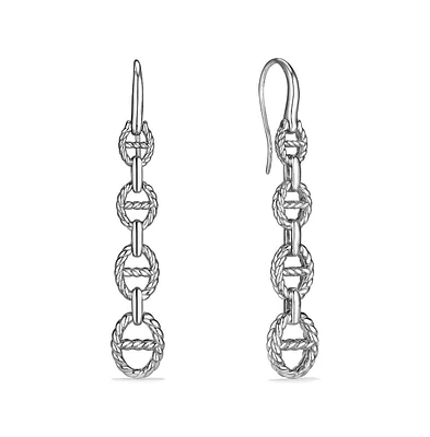 Judith Ripka Vienna Graduated Link Drop Earrings