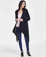 I.n.c. International Concepts Women's Waterfall Cardigan, Created for Macy's