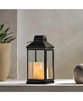 Streamdale Furniture Minimalist Modern Lantern with Tapered Design and Tempered Glass