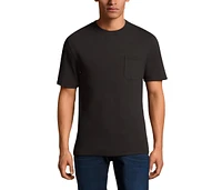 KingSize Big & Tall Shrink-Less Lightweight Longer-Length Crewneck Pocket T-Shirt