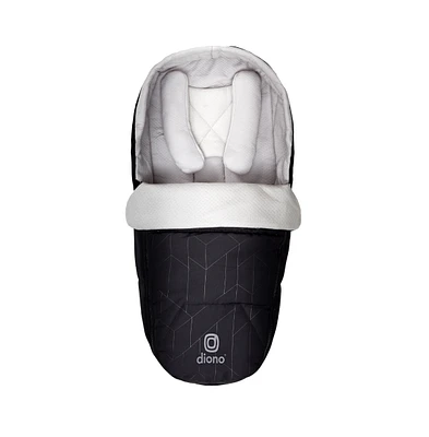 Diono Universal Weatherproof Newborn Pod Stroller Footmuff with Head and Body Support