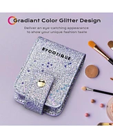 Byootique Portable Lipstick Case Lip Gloss Pouch with Mirror for Purse Mini Bag
