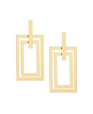 Marlyn Schiff Rectangle Drop Earring