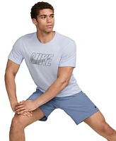 Nike Men's Dri-fit Fitness Short Sleeve Logo Graphic T-Shirt