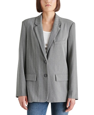 Steve Madden Women's Noellie Pinstripe Single-Breasted Blazer